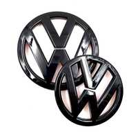 Emblema Embleme Semn Logo VW Volkswagen Scirocco Negre Negru Lucios