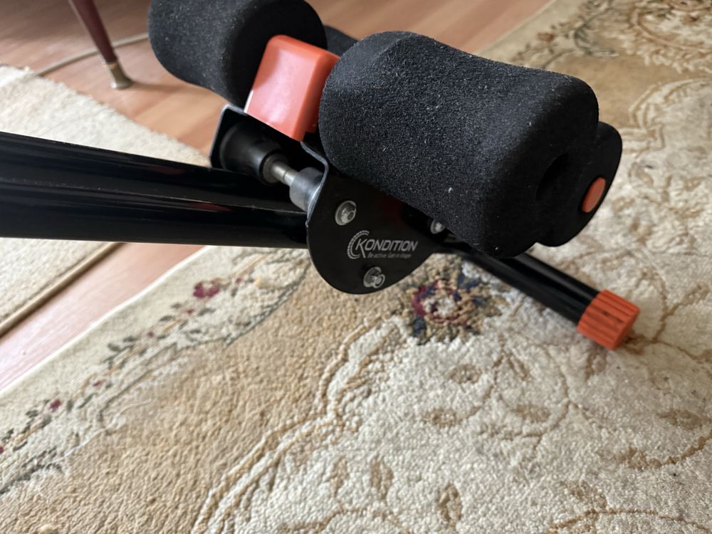 Banca abdomene dual trainer+doua gantere reglabile