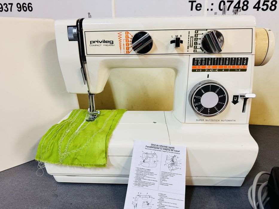 Masina de cusut Privileg freiarm compact japonez piese metalice
