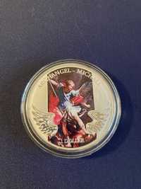 Монета с оцветяване Архангел Михаил