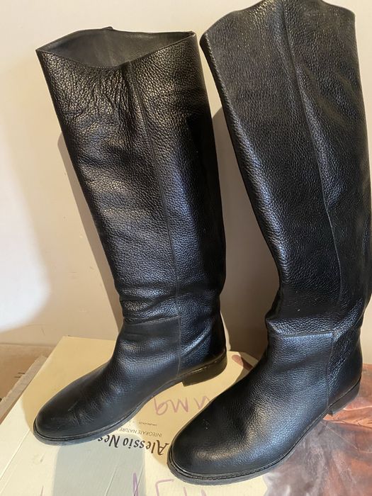 зимнии етик натуральный кожа