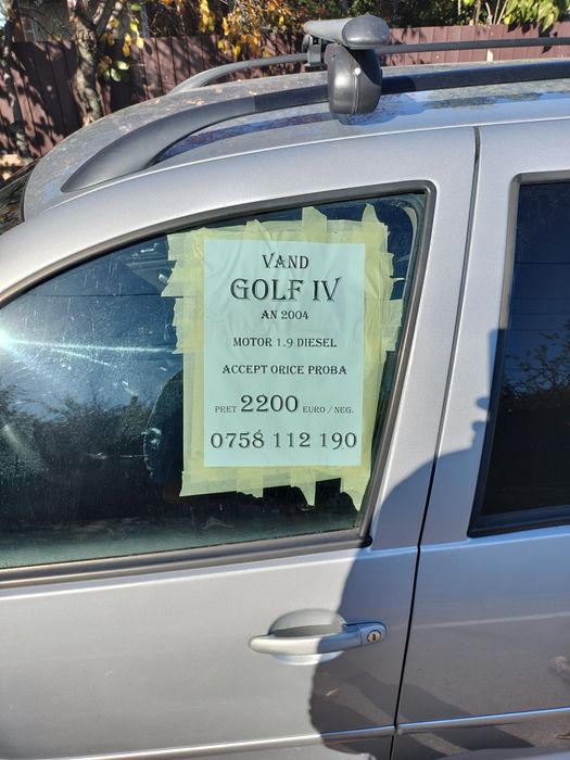 Vând golf 4 negociabil