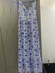 Rochie lunga cu floricele