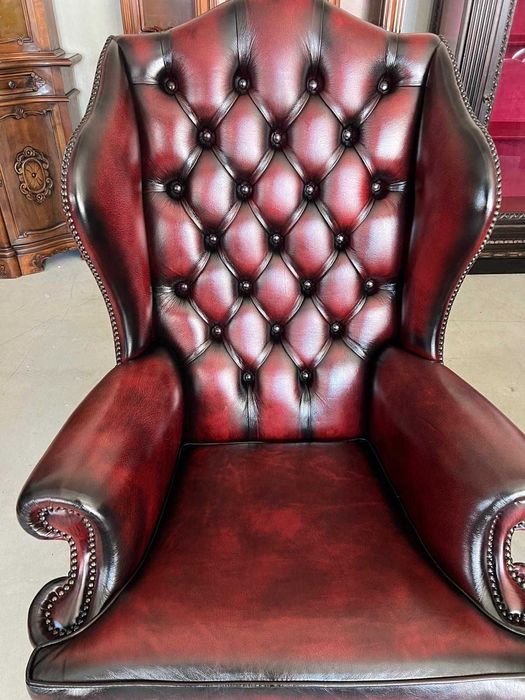 Fotoliu Chesterfield"Wings"!