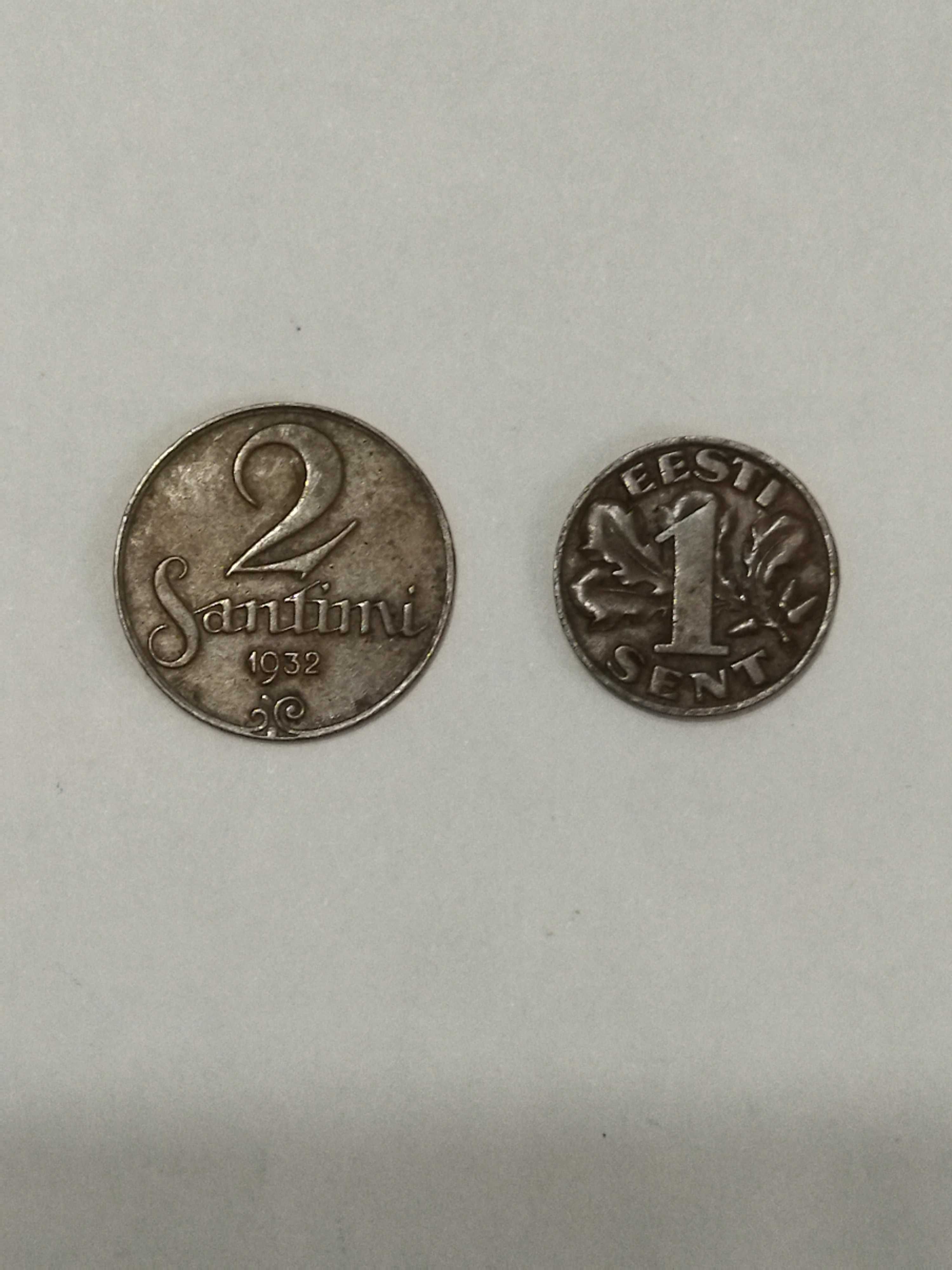 Монеты Нидерланды, Латвия, Эстония