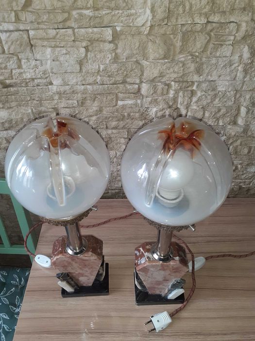 Vand pereche de lampi art deco deosebite