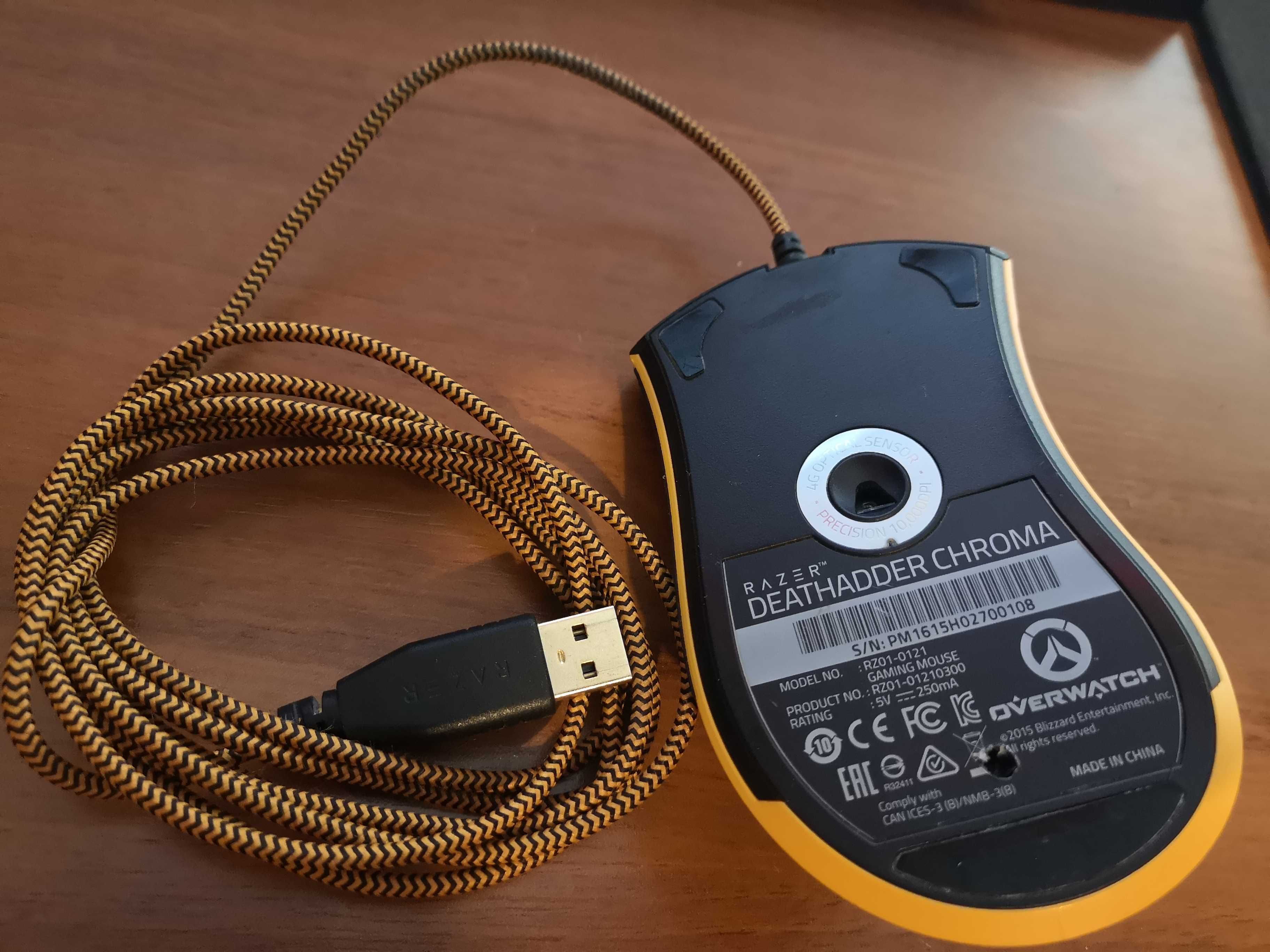 геймърска мишка Razer Mamba tournament и DeathAdder Chroma Overwatch