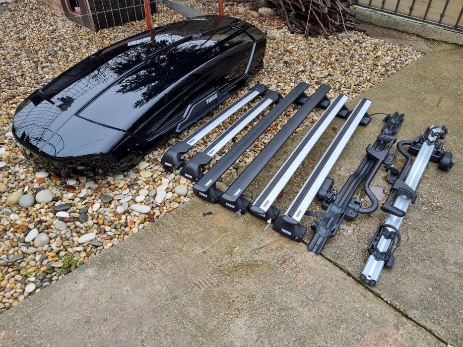 Inchiriez Thule bare + cutie suporti bicicleta Passat B8 B9, Superb3 4
