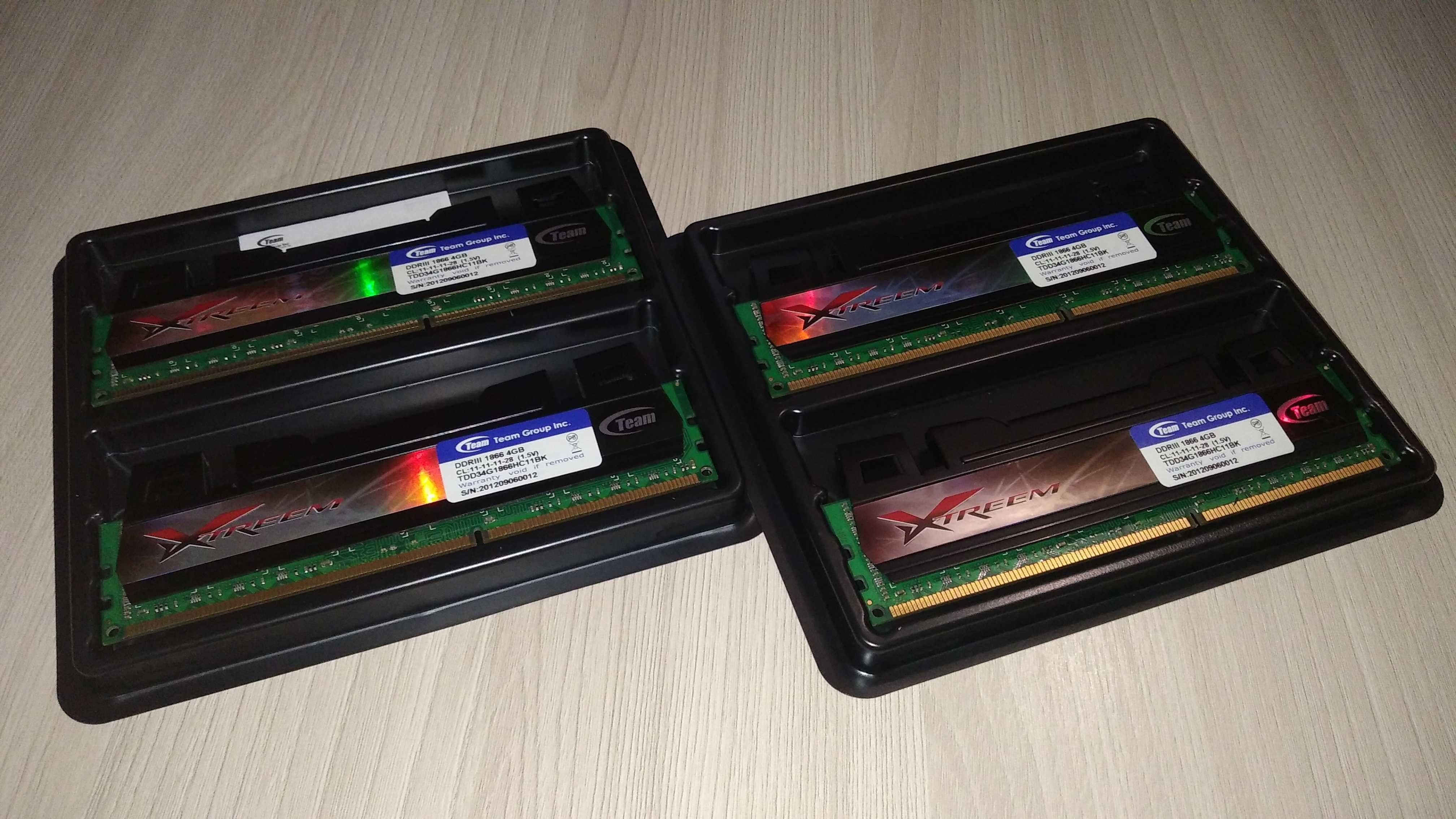 Team XTREEM DDR3 / 16GB (4x4GB) / 1866MHz