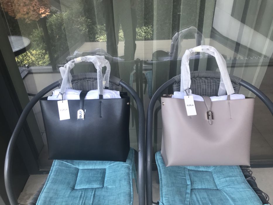 FURLA SOFIA TOTE XL.100%оригинал.Със сериен номер,етикети,всичко