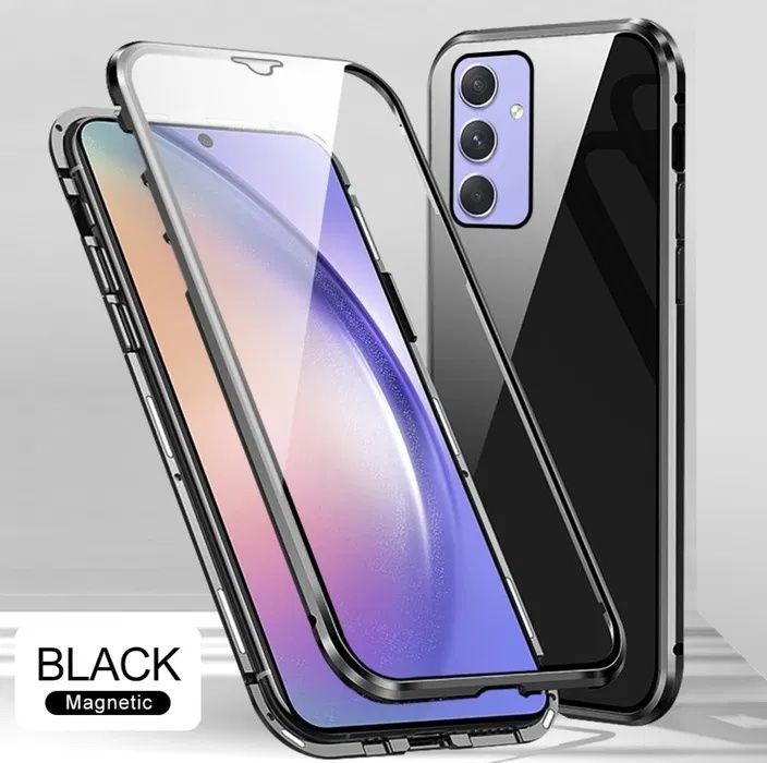 Двоен Магнитен Кейс за Samsung Galaxy A15 A24 A35 A55 A14 A34 A54 A13