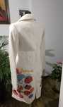 Palton alb Desigual