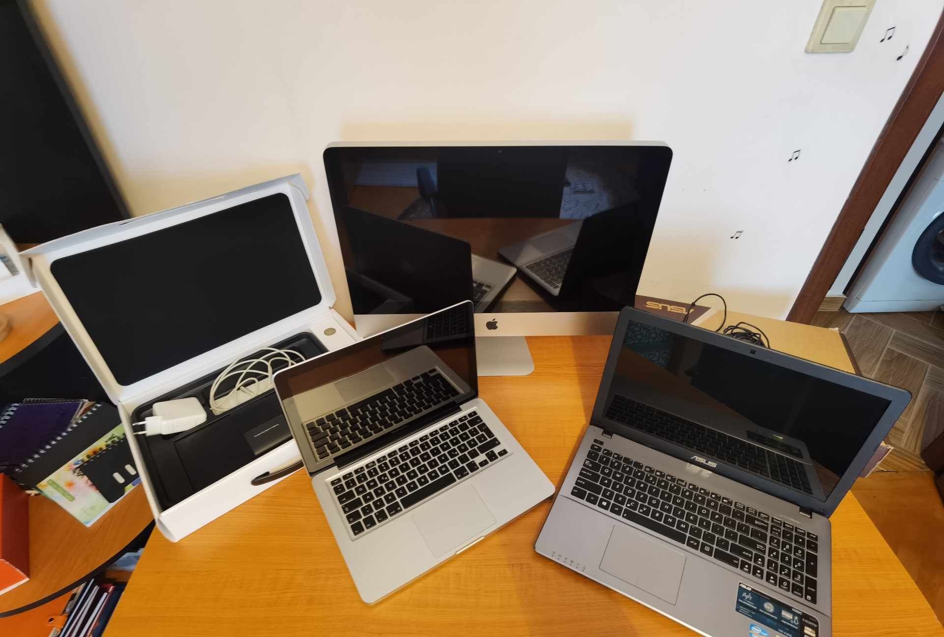 Macbook Pro, IMac, iPad + Laptop Asus