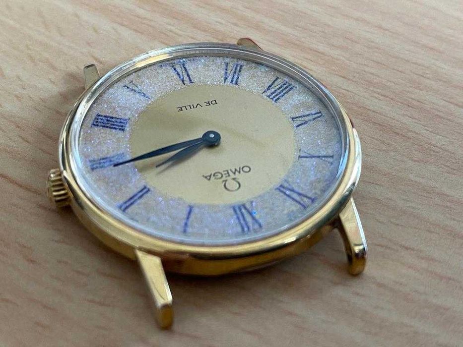 Ceas Omega De Ville mecanic plat aurit