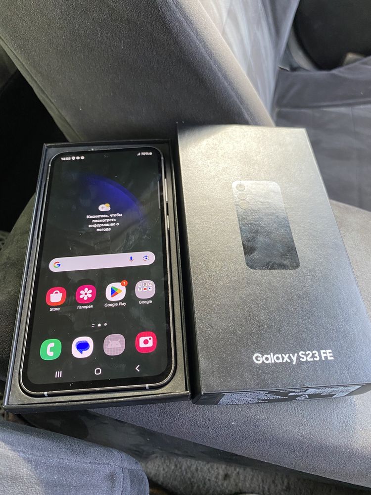 Samsung.  S23 fe.   8/256