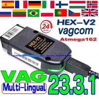 Diagnoza Interfata VCDS VAGCOM 2024 HEX 23.3.3 V2 VW Audi Skoda Seat