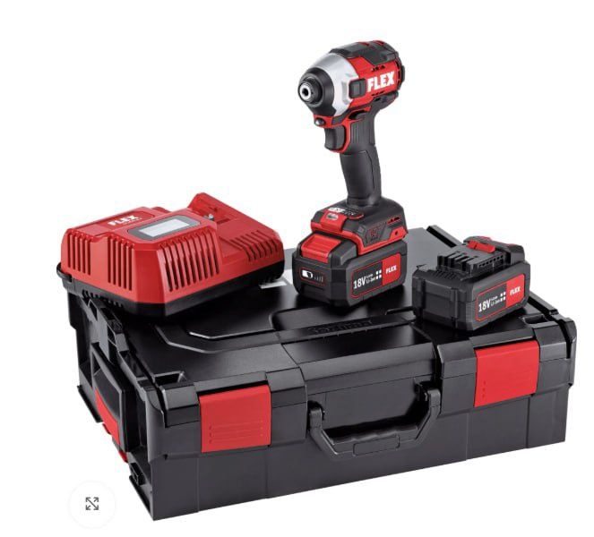 Гайковерт ударный аккумуляторный IW 1/4″ 18.0-EC/5.0 Set FLEX