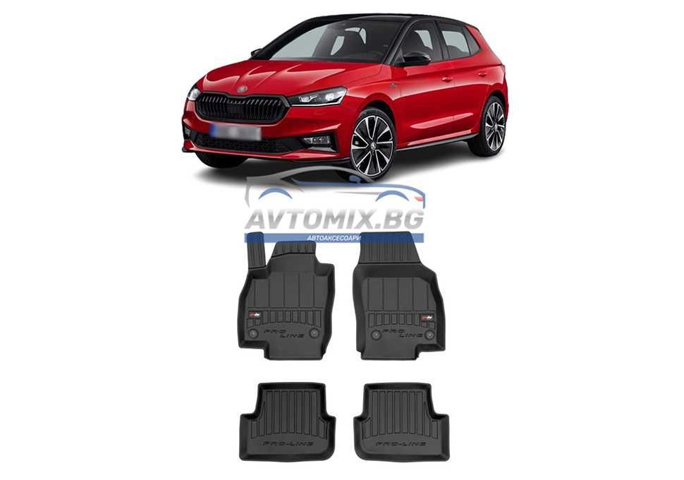 Гумени стелки зa Skoda Fabia след 2021 г., ProLine 3D