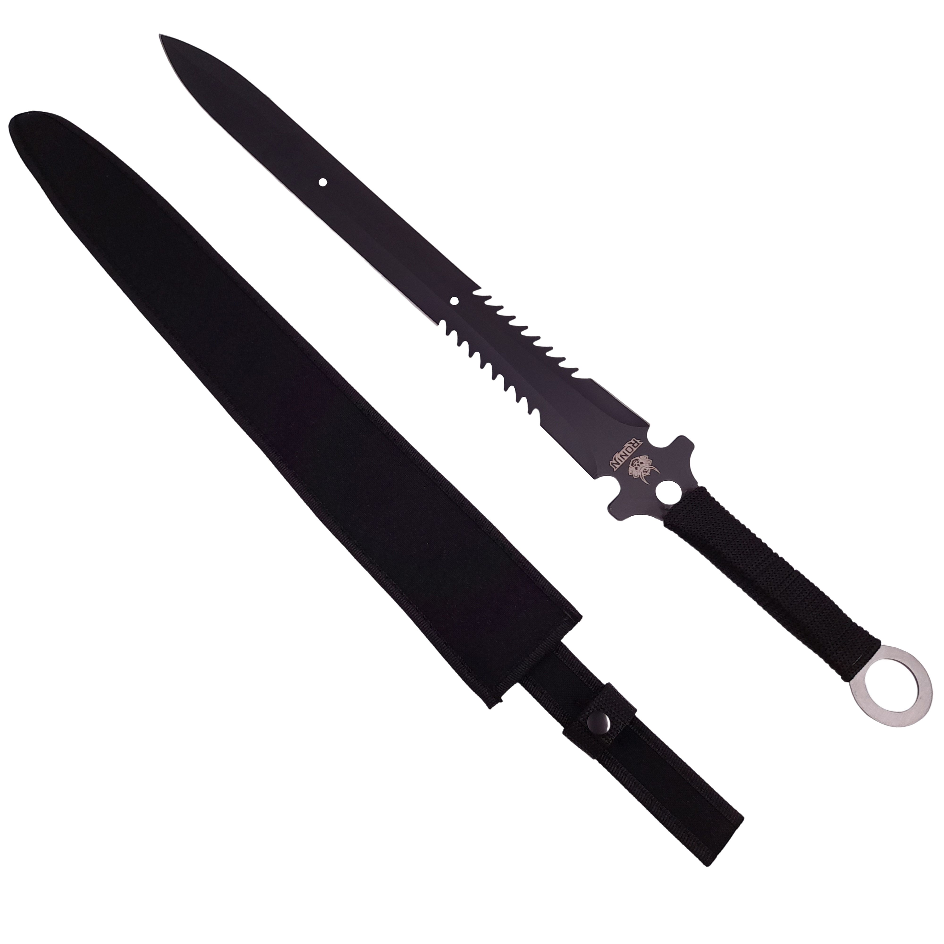 Set sabie si maceta de vanatoare, Asian Level, 57 cm, teaca inclusa