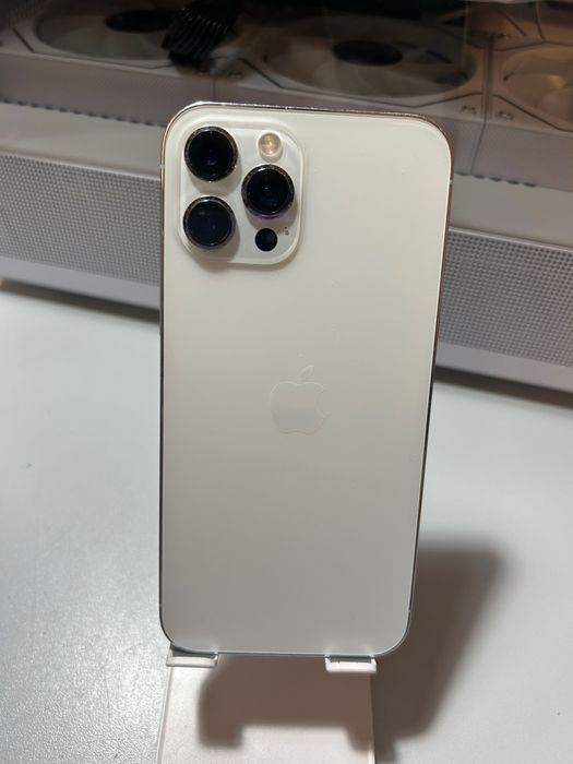 Telefon iPhone 12 Pro Max, White, 128GB, baterie 85%, Face ID