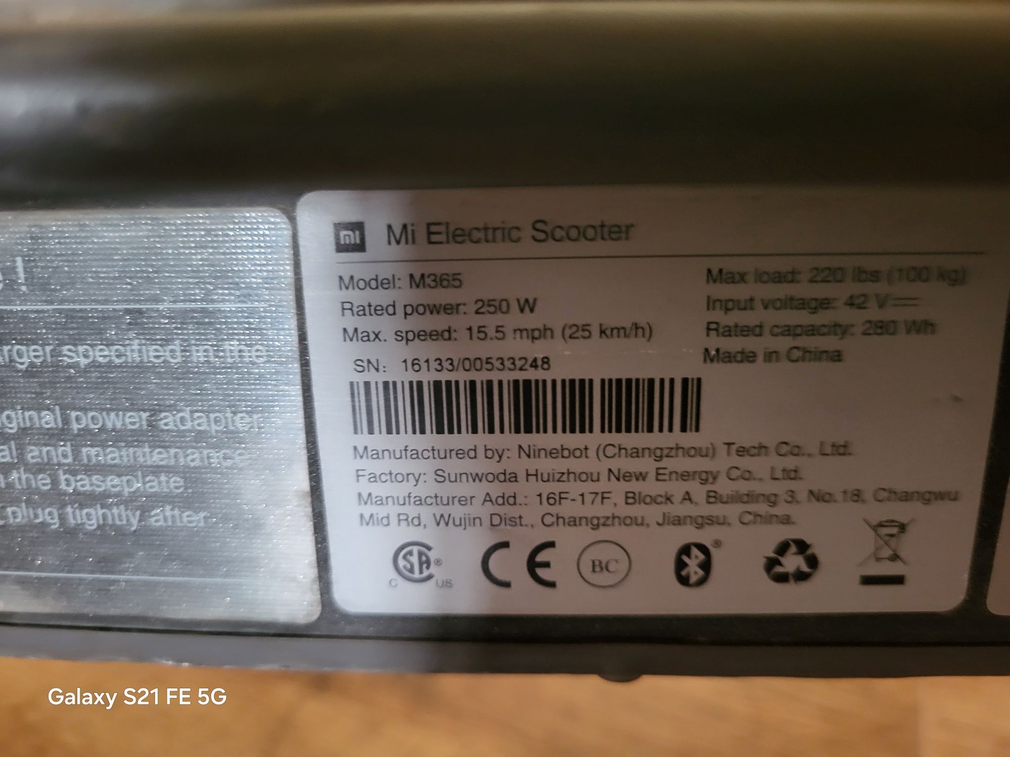 Trotineta electrica Xiaomi m365