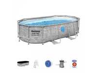 Piscina Bestway Power Steel Swim Vista Oval Pool 4.27m x 2.50m x 1.00m