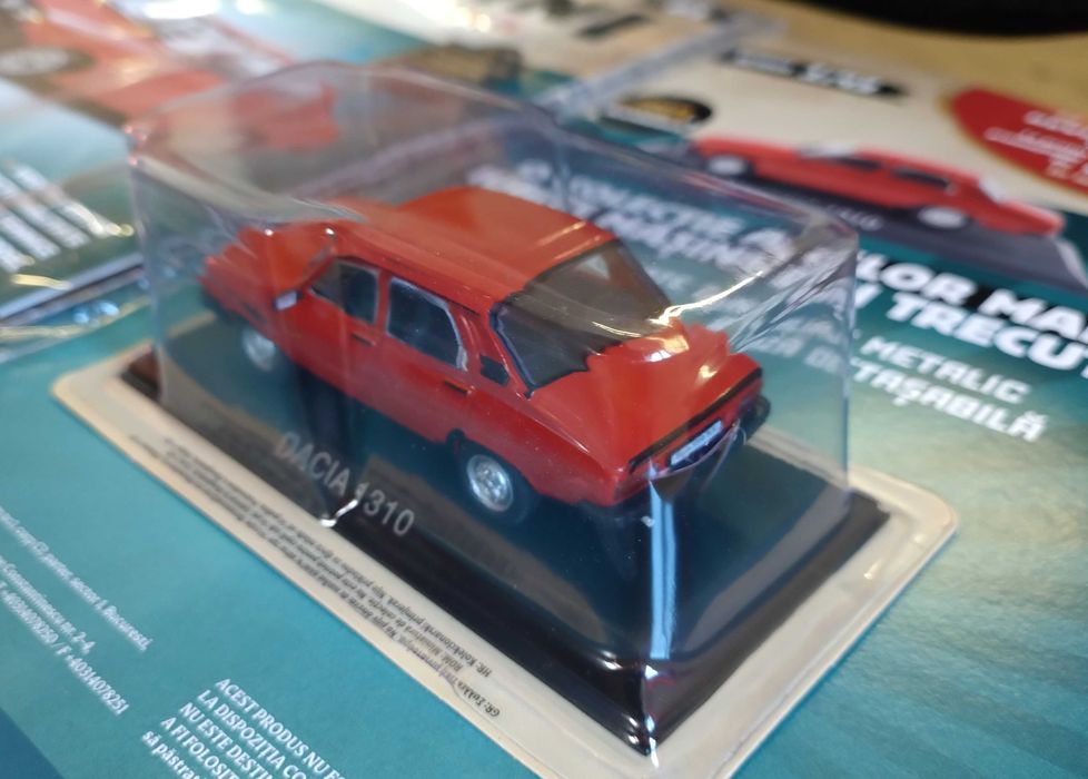 Macheta Dacia 1310 TLX rosie, scara 1:43 , noua