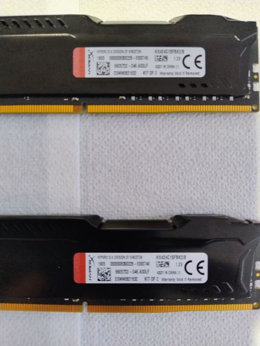 Ram 2*4 Gb Fury Hyperx