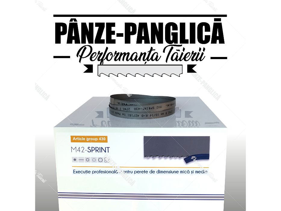 Panze panglica 2480x27x4/6 fierastrau banzic metal OPTIMUM S275