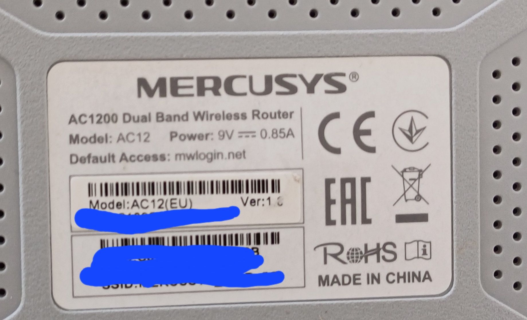 Router Mercusys AC 1200 dual band