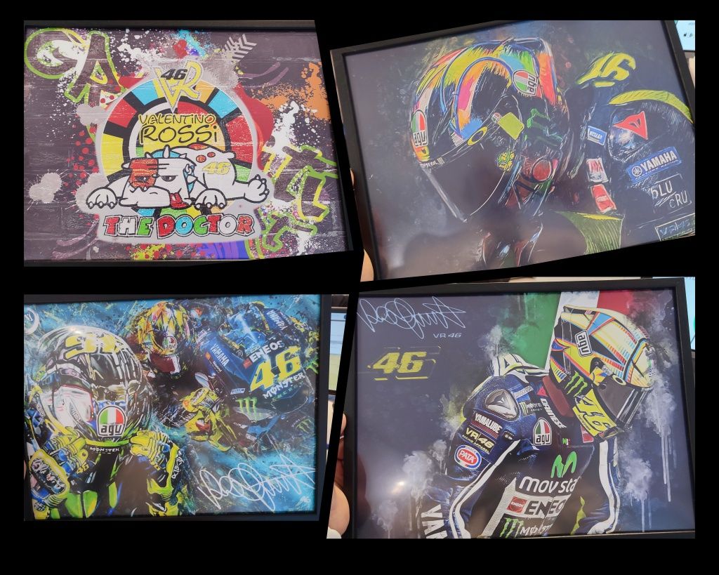 Мото Картини Стикери Rossi Marquez MotoGP WorldSBK