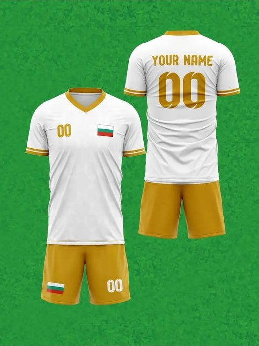 Изработка на персонален футболен екип  с номер и име -различни модели