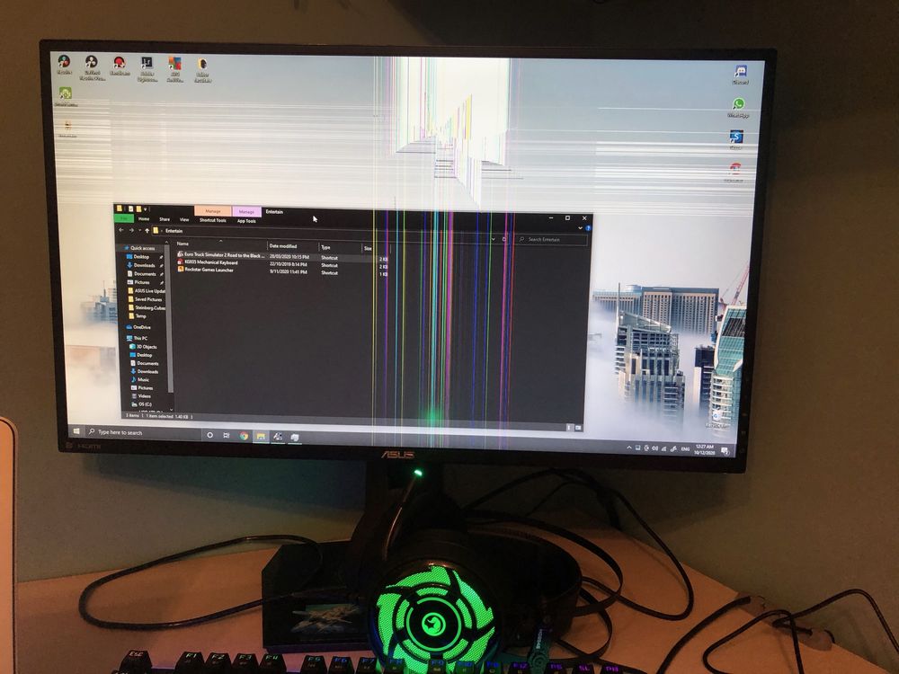 Monitor LED Asus 27’ defect pt piese