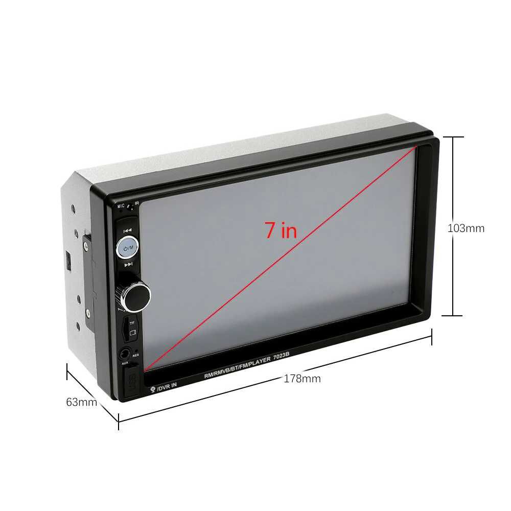 Мултимедия MP5 Player+Камера, 7″ 2D/Blu/HD/Touch Screen/USB/SD- 3347-1