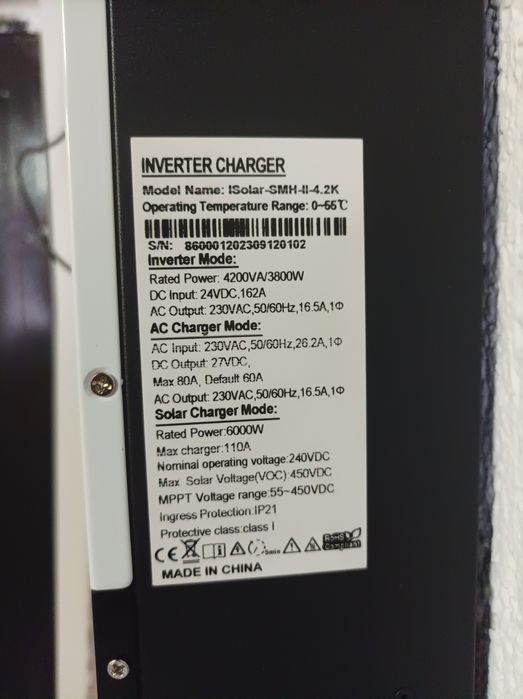 Invertor hybrid 3.8kw