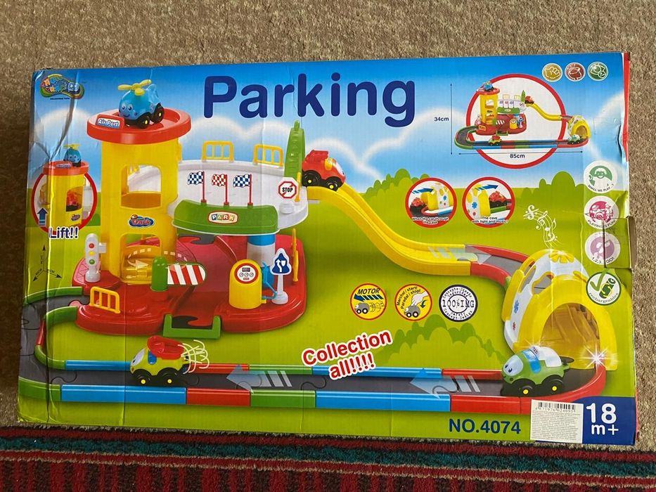 Развивающие игрушки, машинки, парковка, паркинг