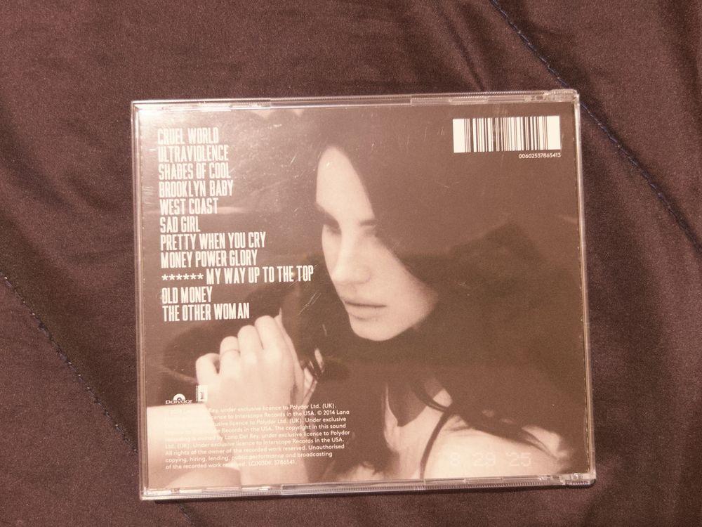 Lana Del Rey DVD Ultraviolence