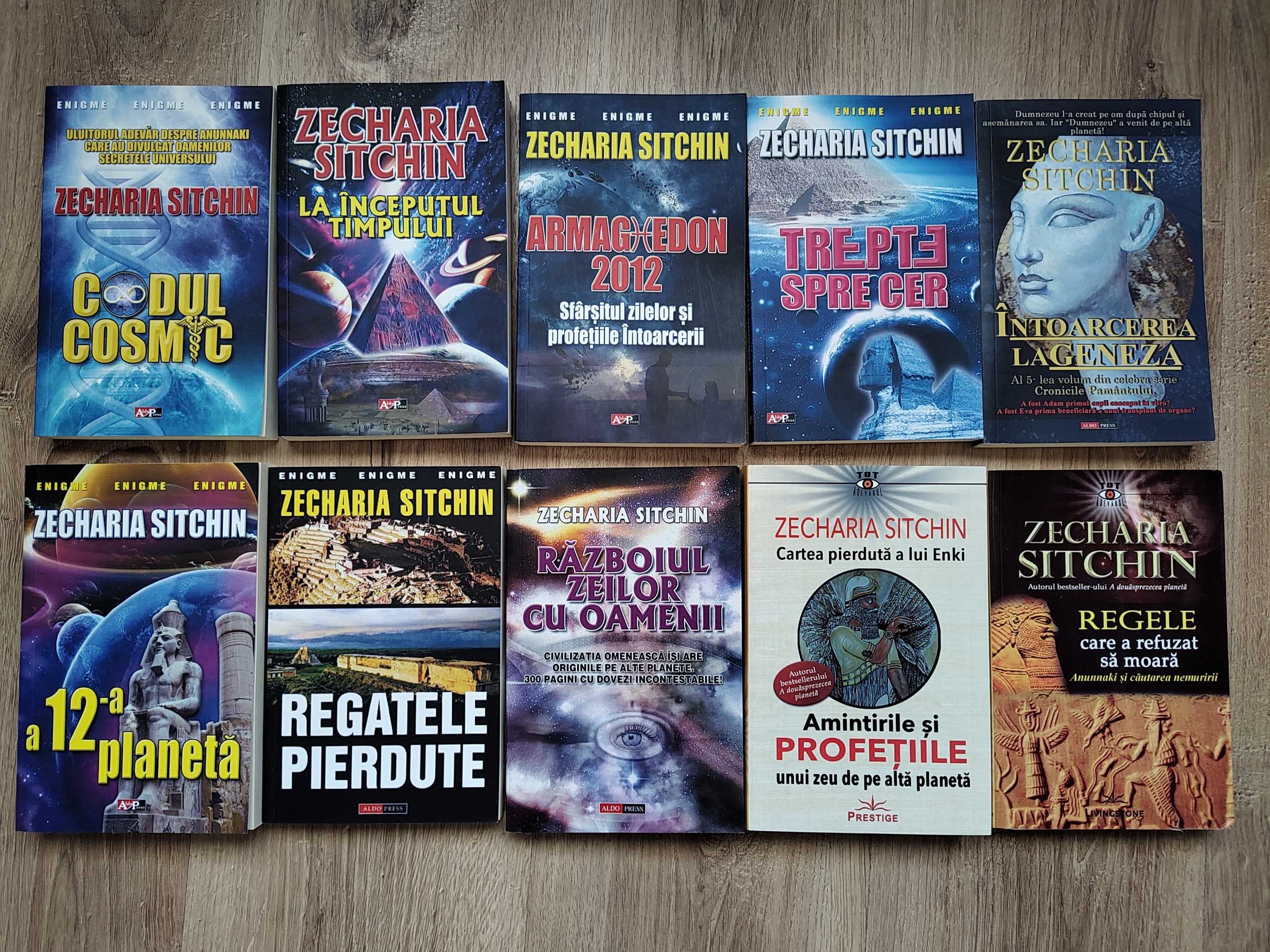 Zecharia Sitchin – ciclul Cronicile pamantului, 8 vol +2 titluri