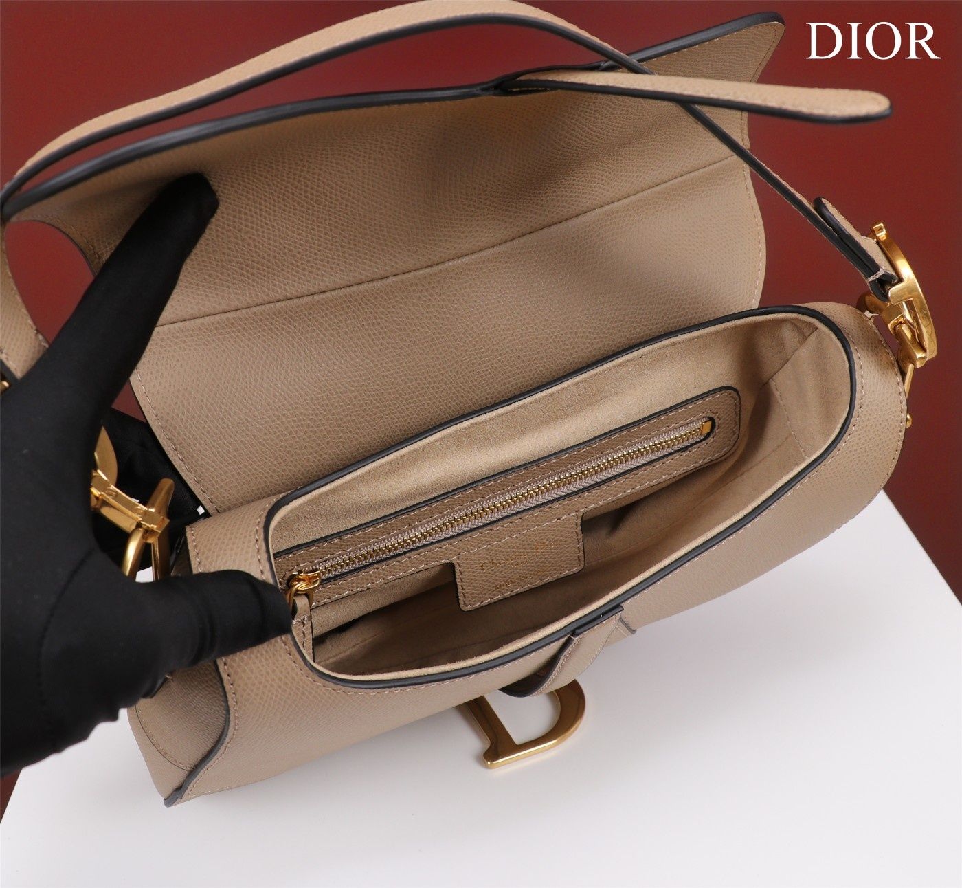 Geanta Christian Dior Saddle 25cm, tip Premium