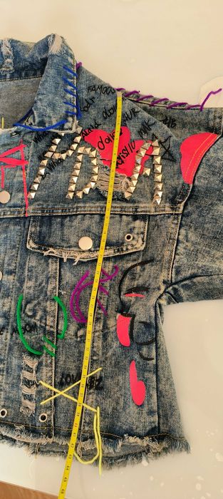 Дамско дънково яке