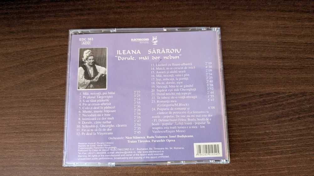 Ileana Sărăroiu Cd de Colecție