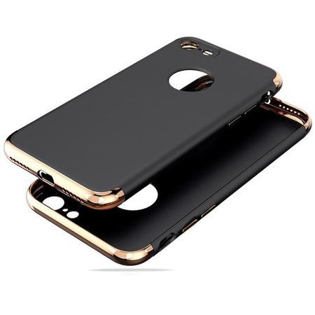 Husa telefon Iphone 7 ofera protectie 3in1 Ultrasubtire - Lux Black