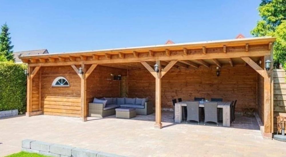 Cabane din lemn tip A,