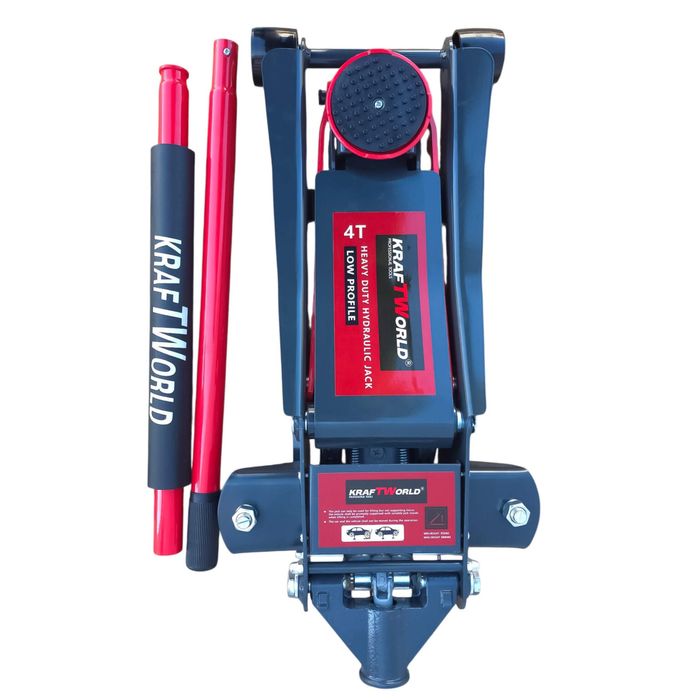 Хидравличен Крик XL тип Крокодил KraftWorld 4T – Нископрофилен, 83–465