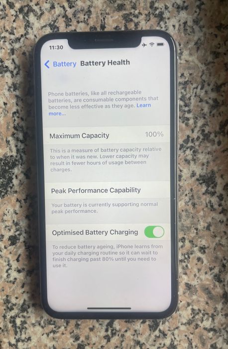 iPhone X 256GB неразличим от нов