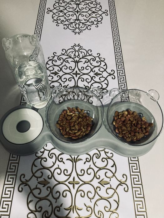 Миски для кошек, серый