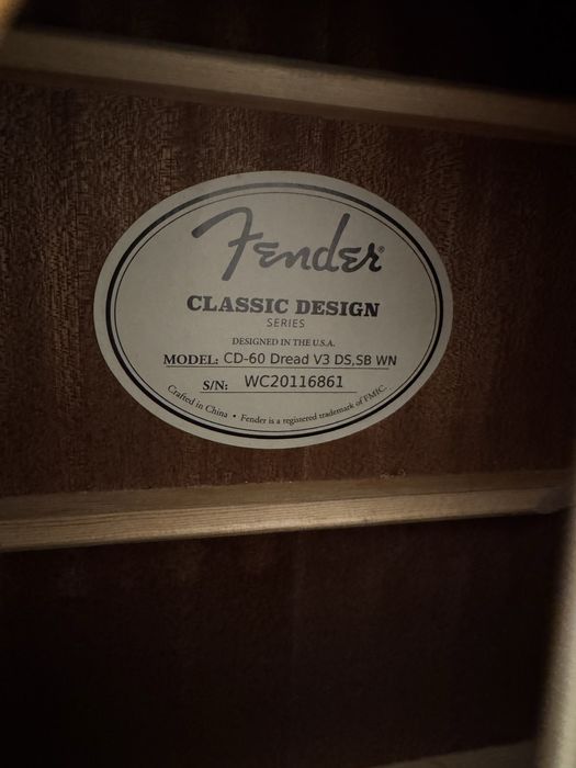 Chitara acustica Fender CD-60