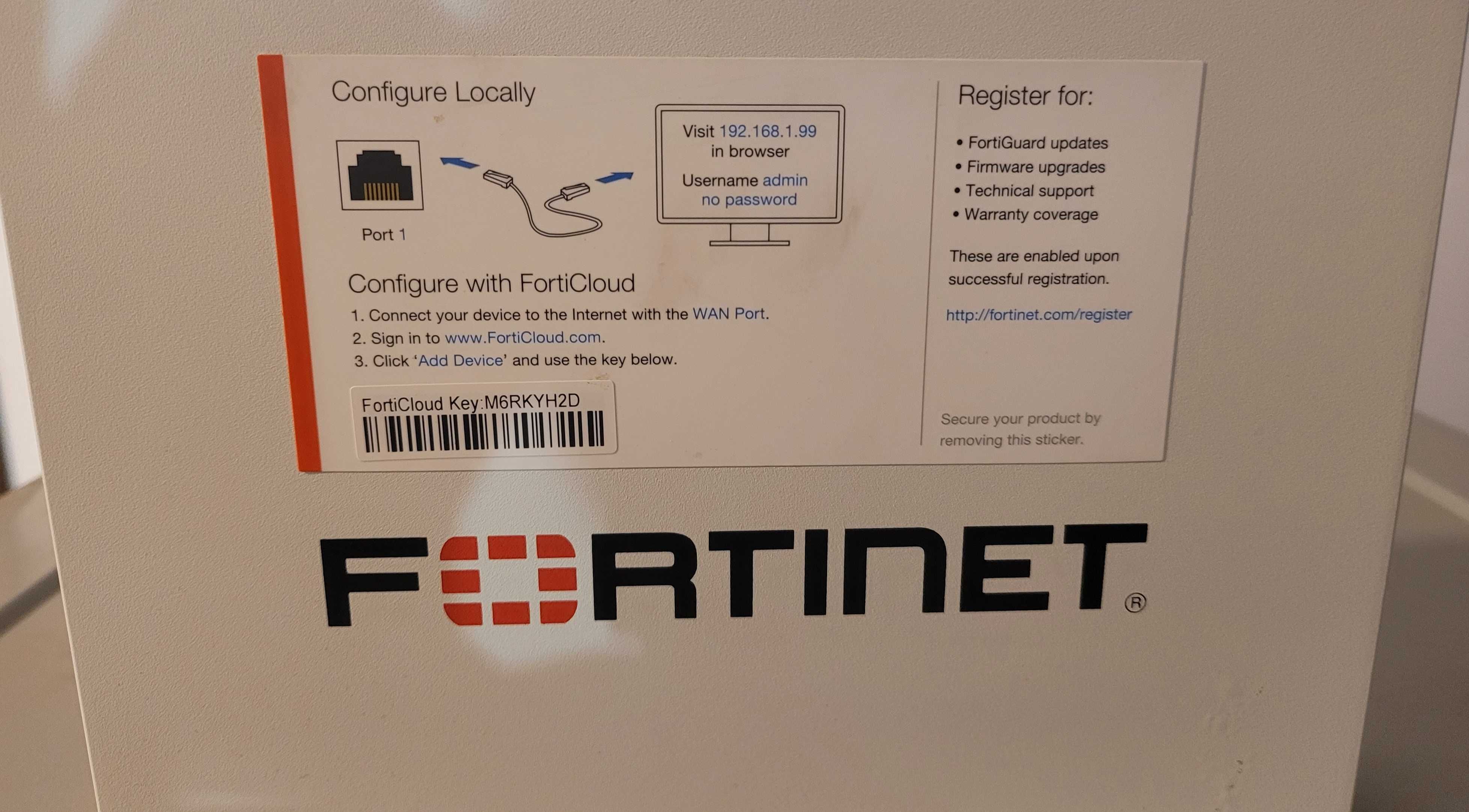 Firewall Fortinet FortiGate 60D