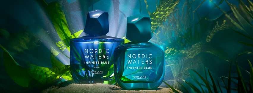 Apă de parfum Nordic Waters Infinite Blue pt Ea/ El, Oriflame