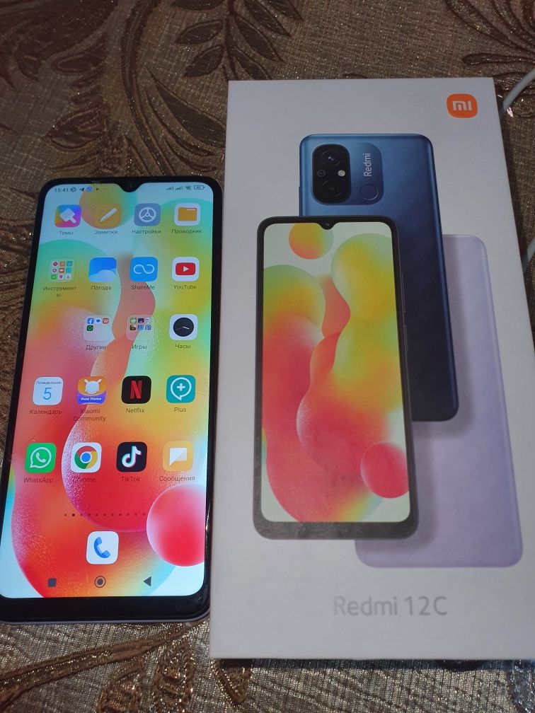 Redmi 12C yangi срочно сотилади